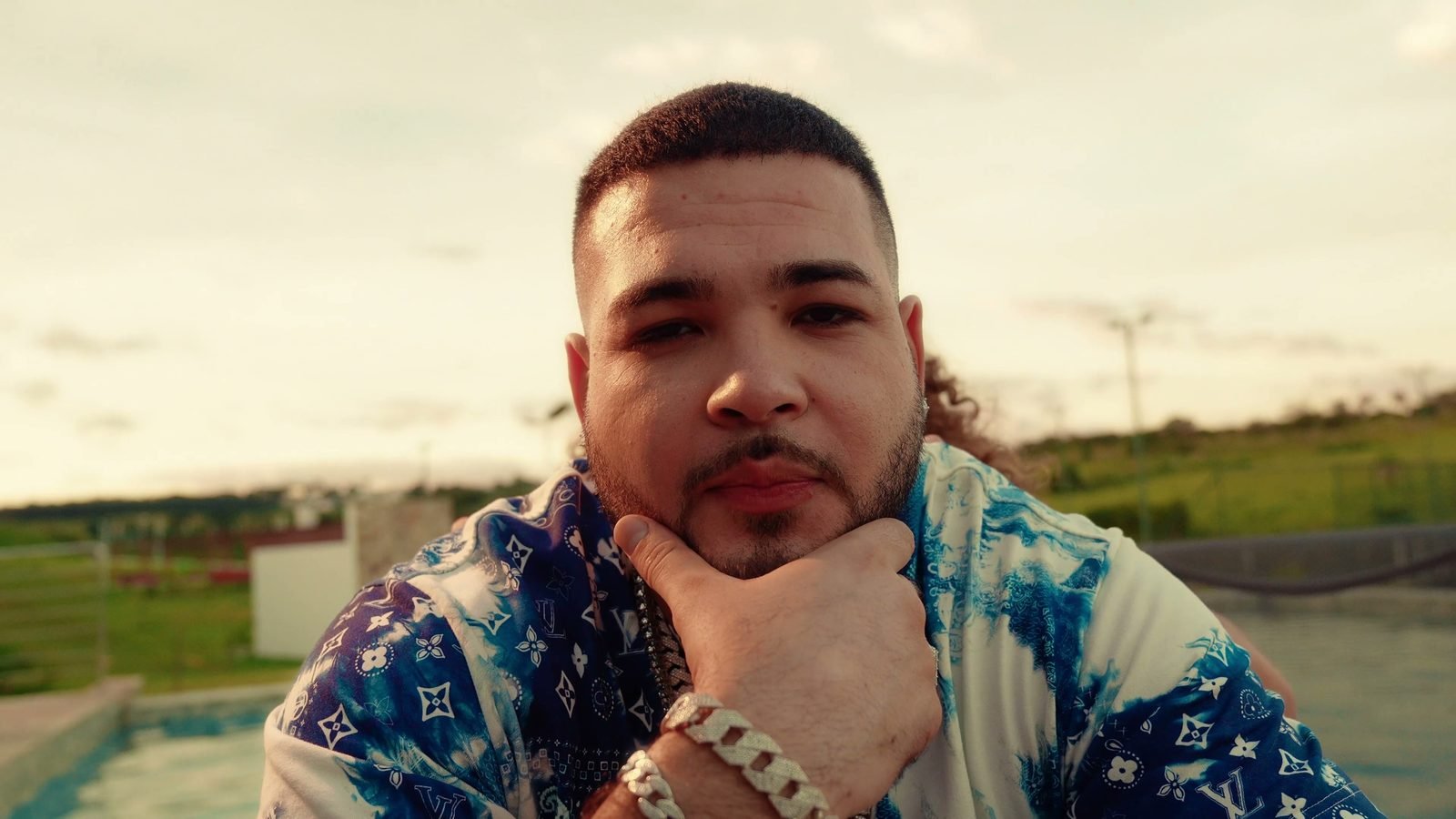 Murda Luc, still from the BACK UP music video